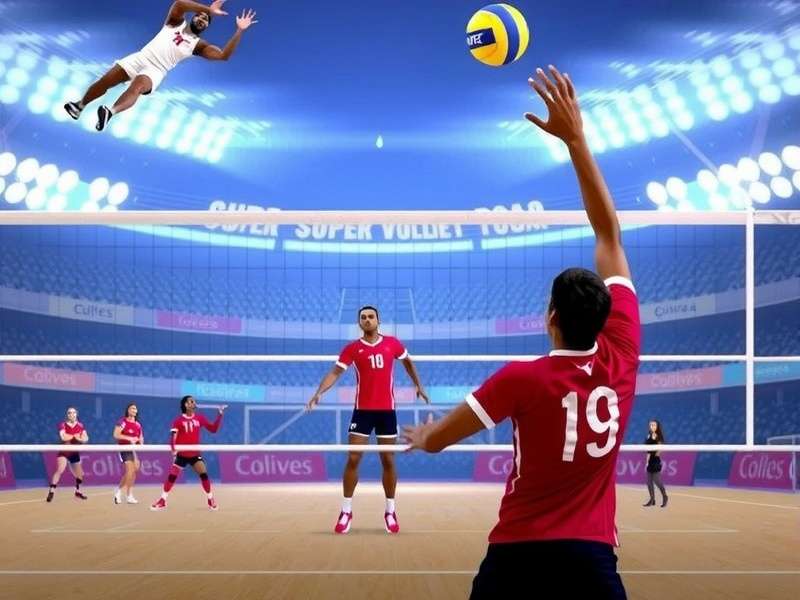 Super Volley India in Action Super Volley India Gameplay